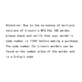 10 ft Spool Gun Replacement w/ Bonus fit Lincoln MIG Pak 180 MIGPak 11441 Welder